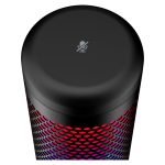 Micrófono USB HyperX QuadCast S en negro y gris con iluminación RGB, SKU 4P5P7AA