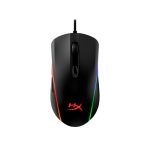 Ratón gaming HyperX Pulsefire Surge en color negro con iluminación RGB y diseño ergonómico, SKU 4P5Q1AA