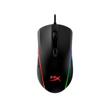 Ratón gaming HyperX Pulsefire Surge en color negro con iluminación RGB y diseño ergonómico, SKU 4P5Q1AA