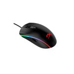 Ratón gaming HyperX Pulsefire Surge en color negro con iluminación RGB y diseño ergonómico, SKU 4P5Q1AA