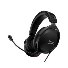 Auriculares gaming HyperX Cloud Stinger 2 en color negro, modelo 519T1AA, ofreciendo sonido envolvente y comodidad prolongada