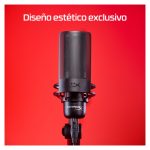 Micrófono HyperX ProCast con calidad de estudio y patrón polar cardiode SKU 699Z0AA