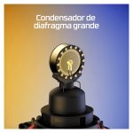 Micrófono HyperX ProCast con calidad de estudio y patrón polar cardiode SKU 699Z0AA