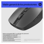 Imagen del HP Ratón multidispositivo recargable 715, modelo 6E6F0AA, con tecnología avanzada y diseño ergonómico