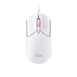 Ratón gaming HyperX Pulsefire Haste 2 blanco, diseño ultraligero, cable USB, SKU 6N0A8AA
