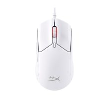 Ratón gaming HyperX Pulsefire Haste 2 blanco, diseño ultraligero, cable USB, SKU 6N0A8AA