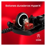 Ratón gaming HyperX Pulsefire Haste 2 blanco, diseño ultraligero, cable USB, SKU 6N0A8AA