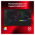 Ratón gaming HyperX Pulsefire Haste 2 blanco, diseño ultraligero, cable USB, SKU 6N0A8AA
