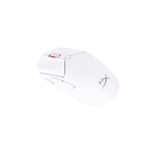 HyperX Pulsefire Haste 2 ratón gaming inalámbrico blanco con diseño ergonómico, 6N0A9AA