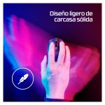 HyperX Pulsefire Haste 2 ratón gaming inalámbrico blanco con diseño ergonómico, 6N0A9AA