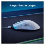 Imagen del HyperX Pulsefire Haste 2, un ratón gaming inalámbrico en color negro, SKU 6N0B0AA. Ideal para jugadores que buscan precisión y ligereza.