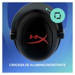 Auriculares gaming inalámbricos HyperX Cloud II Core con sonido envolvente y micrófono desmontable, SKU 6Y2G8AA