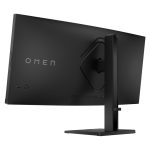 Imagen del monitor gaming curvo OMEN by HP de 34 pulgadas con resolución WQHD, 165 Hz de frecuencia de actualización y SKU 780K8E9#ABB