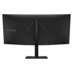 Imagen del monitor gaming curvo OMEN by HP de 34 pulgadas con resolución WQHD, 165 Hz de frecuencia de actualización y SKU 780K8E9#ABB