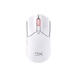 Imagen del HyperX Pulsefire Haste 2 Mini, un ratón gaming inalámbrico de color blanco con SKU 7D389AA