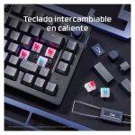 HyperX Alloy Rise teclado gaming con retroiluminación RGB, diseño mecánico y durable, SKU 7G7A3AA#ABA