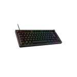 Imagen del teclado HyperX Alloy Rise 75 con iluminación RGB, teclas mecánicas y diseño compacto. SKU 7G7A4AA#ABA.