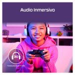 Auriculares gaming inalámbricos HyperX Cloud Mini en color blanco diseñados para una experiencia de juego inmersiva SKU 7G8F2AA