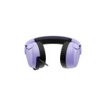 Imagen de los auriculares gaming HyperX Cloud Mini en color lavanda, modelo 7G8F5AA, ideales para gamers.
