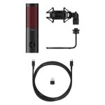 Micrófono USB HyperX QuadCast 2 en negro, con iluminación RGB y características avanzadas, SKU 872V1AA