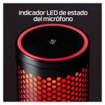 Micrófono USB HyperX QuadCast 2 en negro, con iluminación RGB y características avanzadas, SKU 872V1AA