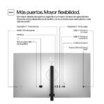 Monitor HP Series 7 Pro QHD de 27 pulgadas con SKU 8J4D8UT. Alta resolución y calidad de imagen.