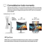 Monitor HP Pro serie 7 de 24 pulgadas con resolución WUXGA, SKU 8X534AA