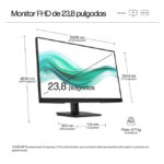 HP Series 3 Pro Monitor FHD de 23.8 pulgadas, modelo 324ph, SKU B0BU9UT