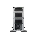 Servidor HPE ProLiant ML110 Gen11 con especificaciones de procesador 4510 2.4GHz, 12 núcleos, 1P, memoria 2x32GB-R, bahías 8SFF, módulos NS204i-u y MR408i-o, fuentes de alimentación duales de 1000W, SKU P85581-425