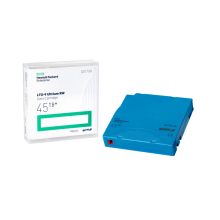 HPE LTO-9 Ultrium 45TB read/write data cartridge SKU Q2079A, essential for high-capacity data storage.