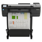 HP Designjet Impresora multifunción T830 de 24 pulgadas, modelo F9A28D#B19, ideal para impresiones precisas y rápidas.
