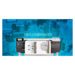 HP Designjet Impresora multifunción T830 de 24 pulgadas, modelo F9A28D#B19, ideal para impresiones precisas y rápidas.