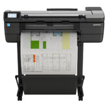HP Designjet Impresora multifunción T830 de 24 pulgadas, modelo F9A28D#B19, ideal para impresiones precisas y rápidas.
