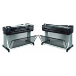 HP Designjet Impresora multifunción T830 de 24 pulgadas, modelo F9A28D#B19, ideal para impresiones precisas y rápidas.