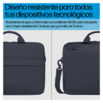 Maletín para portátil HP de 16 pulgadas, modelo Everyday, con SKU A08KHUT. Ideal para proteger tu laptop mientras viajas.