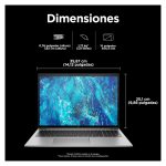 HP ZBook Firefly G11 Intel Core Ultra 7 estación de trabajo móvil de 16 pulgadas con pantalla 2.8K, 32 GB DDR5-SDRAM, 1 TB SSD y NVIDIA RTX A500, modelo A3YU4ET#ABE