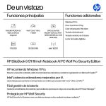 Portátil HP EliteBook 6 G1i con Intel Core Ultra 7, pantalla WUXGA de 40,6 cm, 32 GB DDR5-SDRAM, SSD de 1 TB, Wi-Fi 7 y Windows 11 Pro. SKU: AD3A3ET#ABE