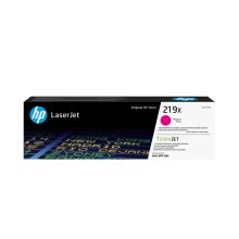 HP Cartucho de Tóner Original LaserJet 219X de alta capacidad en color magenta, SKU W2193X. Ideal para impresiones de alta calidad y volumen.