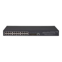 HPE FlexNetwork 5130 24G con 4 SFP+, gestión L3, Gigabit Ethernet, 1U, color negro, SKU JG932A