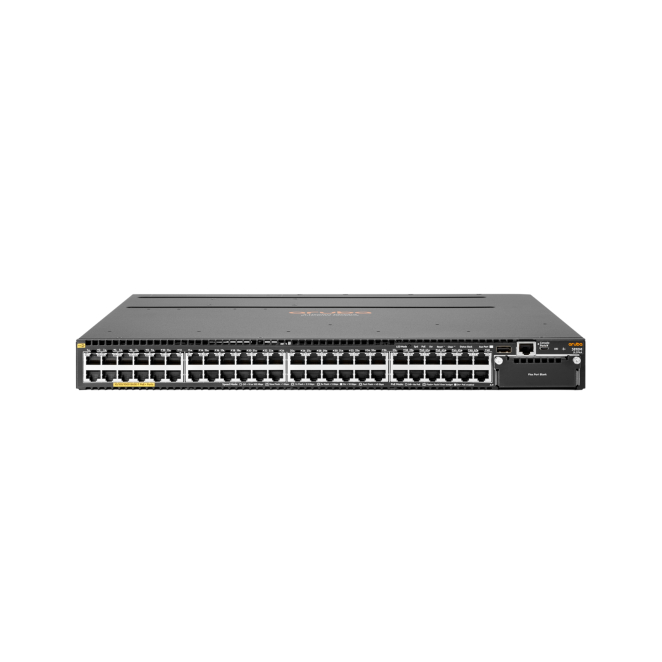 HPE Aruba Switch Gestionado PoE+ 48 Puertos 1-slot Switch HPE Aruba Networking Aruba 3810M gestionado L3 Gigabit Ethernet 48 puertos con PoE+, SKU JL074A
