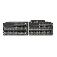 Conmutador HPE Aruba Networking CX 6200F con 24 puertos Gigabit y 4 SFP+, modelo JL724A. Ideal para redes empresariales.
