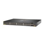 Switch HPE Aruba Networking CX 6200F con 48 puertos Gigabit, PoE de clase 4, 4 puertos SFP+ y fuente de alimentación de 740W, SKU JL728B