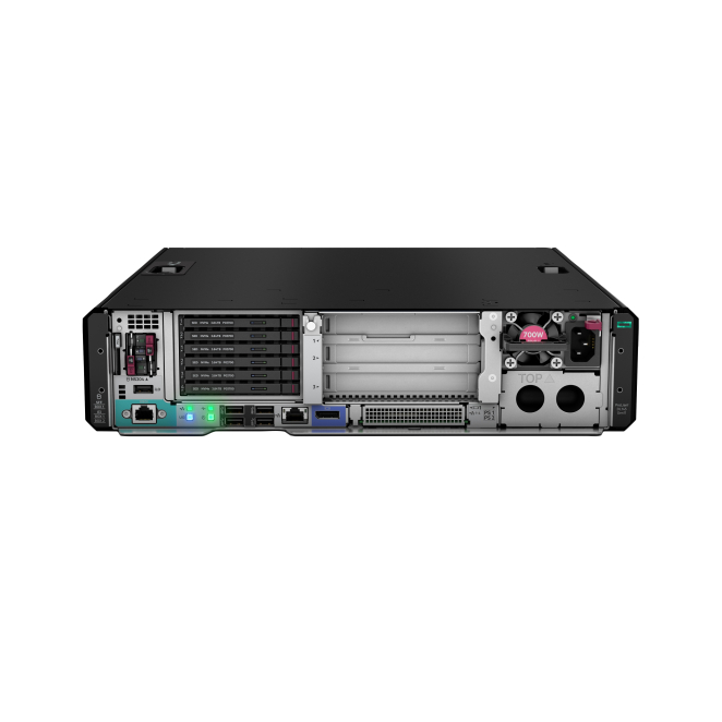 HPE ProLiant DL145 Gen11 8124P 2.45GHz 16c 1P 2x32GB-R 2SFF NS204i-u 2x1000W PS EMEA Server 3 HPE ProLiant DL145 Gen11 Montado en rack