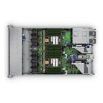 Servidor HPE ProLiant DL360 Gen11 con procesador de 2.1GHz y 32 núcleos, modelo P82659-425. Incluye 1 procesador, 128 GB de RAM (8x16GB-R), 8 bahías SFF, 5 SSD de 1.92TB y dos fuentes de poder de 1000W.