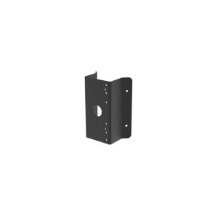 Soporte de esquina Hikvision modelo DS-1276ZJ-SUS(Black) en color negro, ideal para cámaras de videovigilancia.