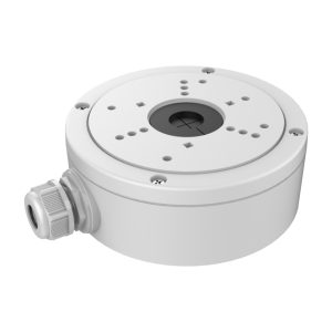 Imagen de la caja de conexiones Hikvision DS-1280ZJ-S para cámaras de seguridad y montaje para vivienda. SKU: DS-1280ZJ-S