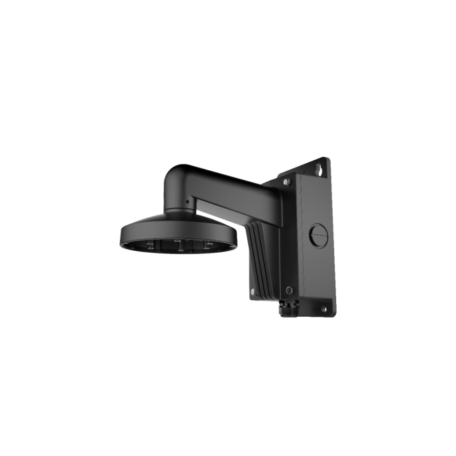 Hikvision Kit de montaje negro robusto Kit de montaje negro de Hikvision para cámaras de seguridad, modelo DS-1473ZJ-155B(Black), ideal para instalaciones exteriores. SKU: DS-1473ZJ-155B(Black).