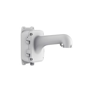 Montura de caja Hikvision DS-1604ZJ-BOX ajustable para cámaras de vigilancia, color blanco y diseño robusto