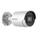 Imagen de la Hikvision DS-2CD2046G2-IU, una cámara de seguridad IP en forma de bala para exterior, con resolución de 2688 x 1520 píxeles y montaje en techo o pared. SKU: DS-2CD2046G2-IU(4mm)(C)