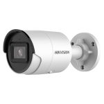 Imagen de la Hikvision DS-2CD2046G2-IU, una cámara de seguridad IP en forma de bala para exterior, con resolución de 2688 x 1520 píxeles y montaje en techo o pared. SKU: DS-2CD2046G2-IU(4mm)(C)
